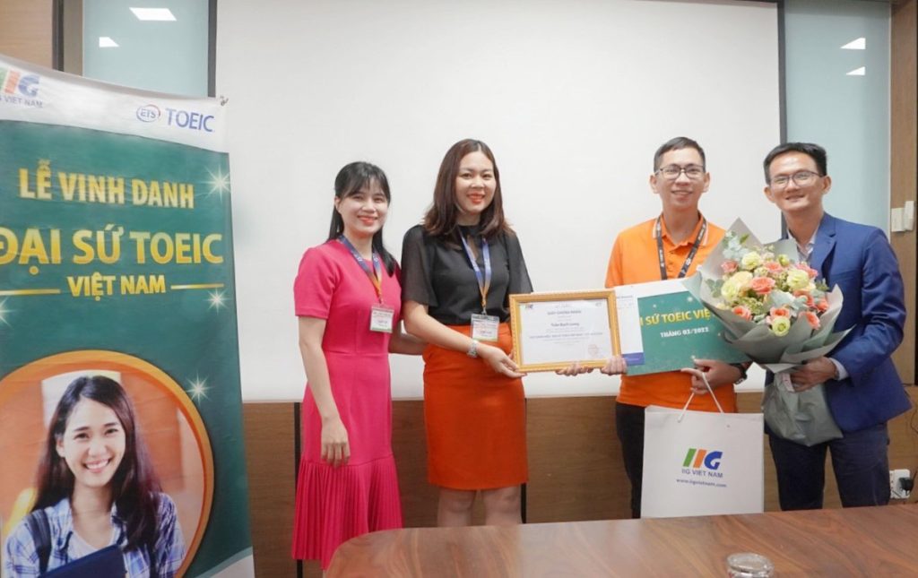 Thành viên của FPT Sofware đạt đanh hiệu Đại sứ TOEIC
